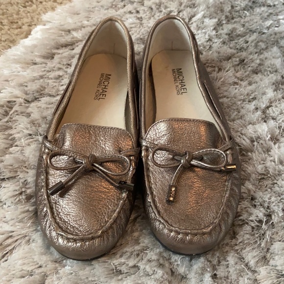 MICHAEL Michael Kors Shoes - EUC Michael Kors metallic leather loafers